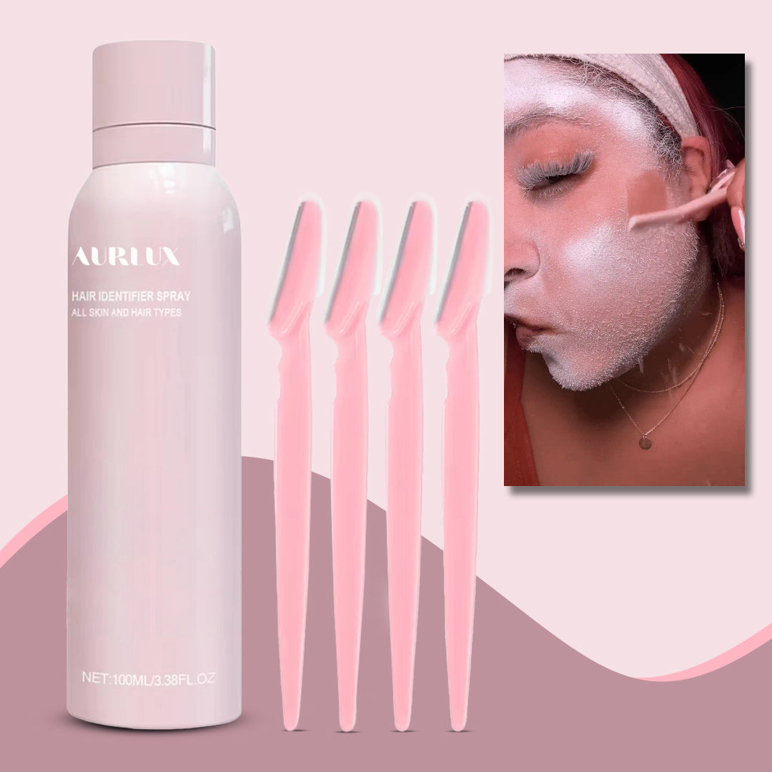 Hair Identifier Spray (+4 Dermaplaning Razors)